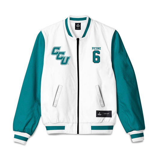 Coastal Carolina - NCAA Softball : Nicolette Picone - Bomber Jacket-0