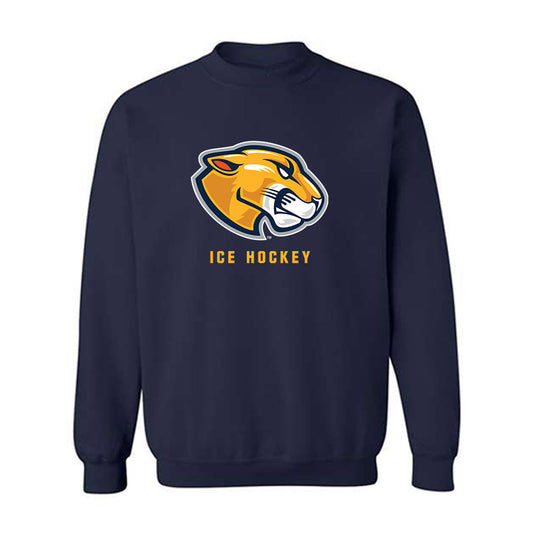 MCLA - NCAA Men's Ice Hockey : Krisjanis Graholskis - Classic Shersey Crewneck Sweatshirt-0