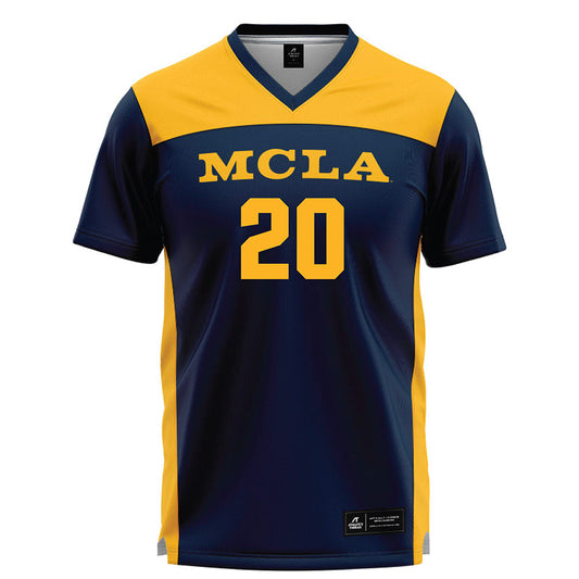 MCLA - NCAA Softball : Jayna Schmohl - Navy Lacrosse Jersey -0