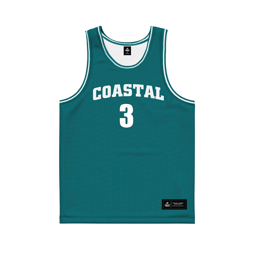 Coastal Carolina - NCAA Men's Basketball : Dajohn Craig - Basketball Jersey-0