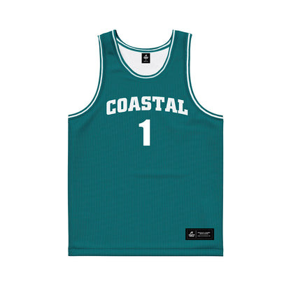 Coastal Carolina - NCAA Men's Basketball : Tristan Thompson - Basketball Jersey-0