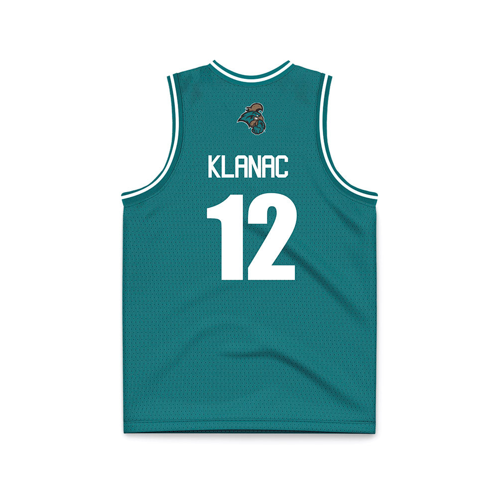 Coastal Carolina - NCAA Women's Basketball : Olivia Klanac - Basketball Jersey-1