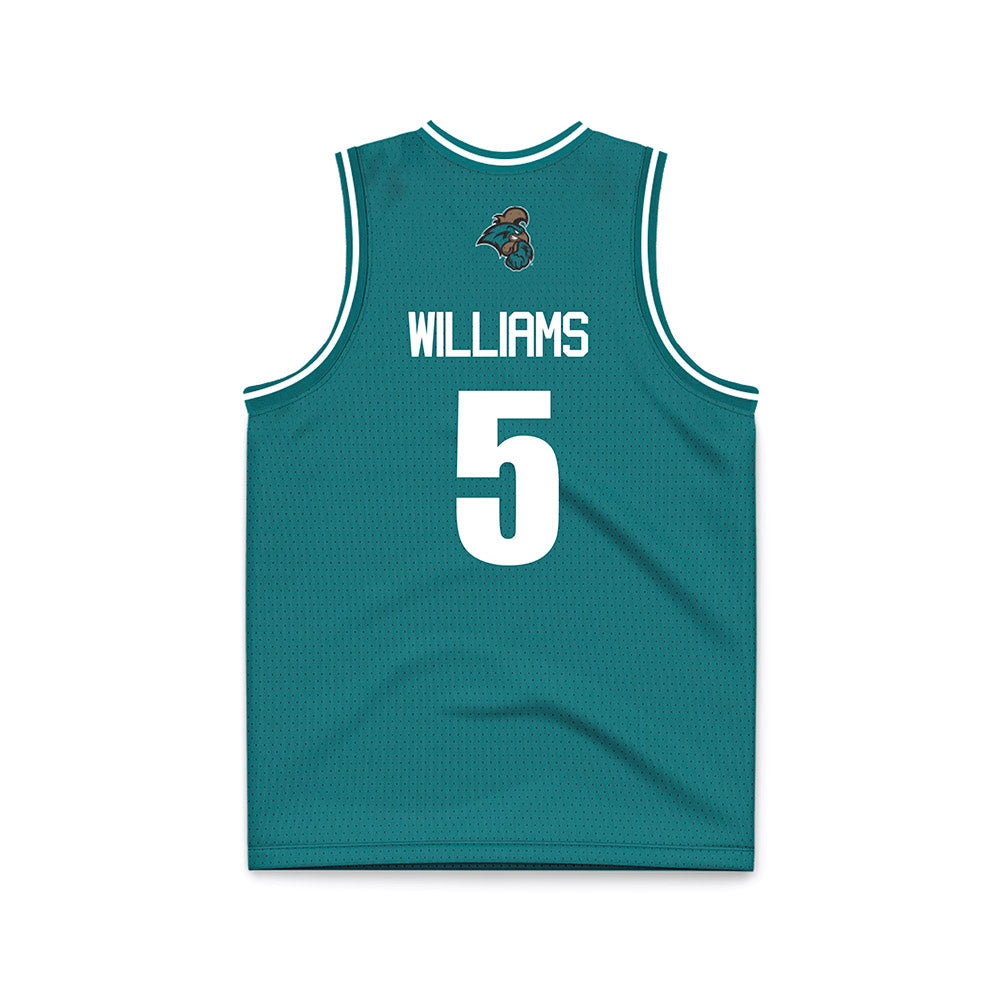 Coastal Carolina - NCAA Women's Basketball : Kristin Williams - Basketball Jersey-1