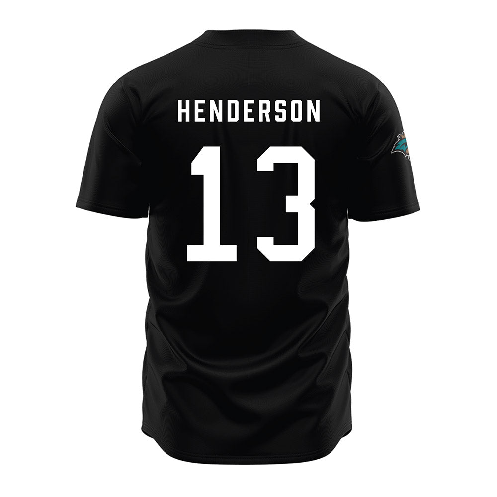 Coastal Carolina - NCAA Softball : Abby Henderson - Black Jersey-1