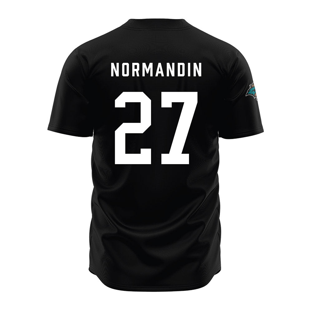 Coastal Carolina - NCAA Softball : Brielle Normandin - Black Jersey-1