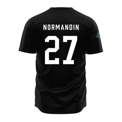 Coastal Carolina - NCAA Softball : Brielle Normandin - Black Jersey-1