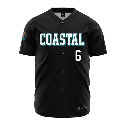 Coastal Carolina - NCAA Softball : Nicolette Picone - Black Jersey-0