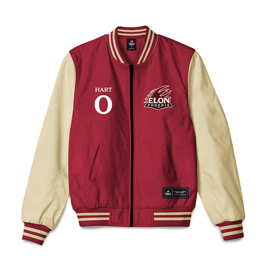 Elon - NCAA Football : Tony Hart - Bomber Jacket-0