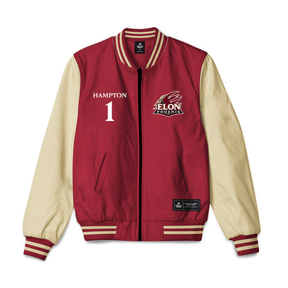 Elon - NCAA Football : Jalen Hampton - Bomber Jacket