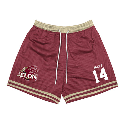 Elon - NCAA Men's Soccer : Weston Jonke - Shorts-0