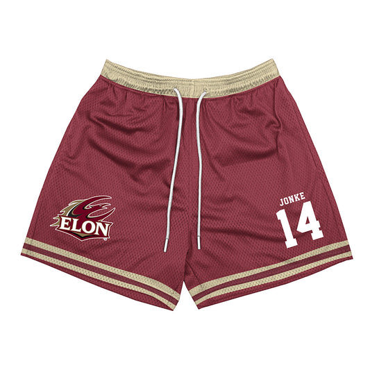 Elon - NCAA Men's Soccer : Weston Jonke - Shorts-0