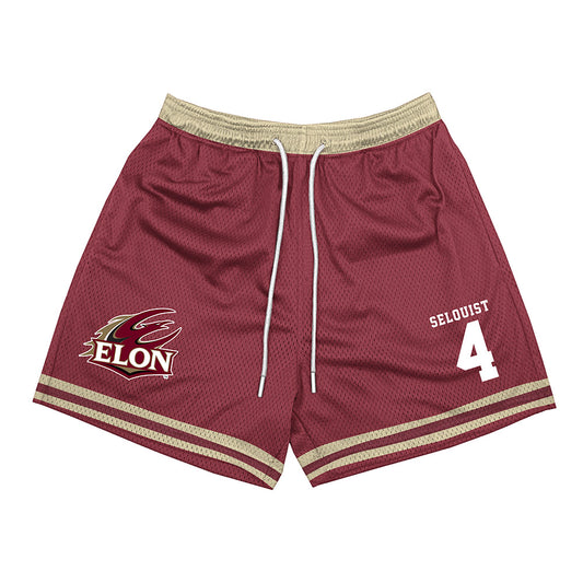 Elon - NCAA Women's Lacrosse : Kiley Selquist - Shorts-0