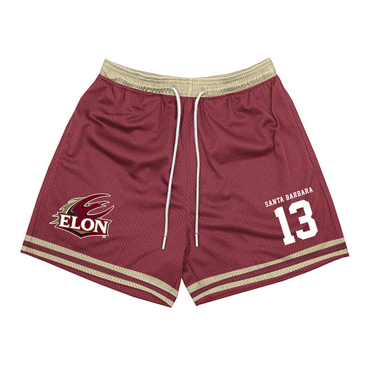 Elon - NCAA Women's Lacrosse : Mj Santa Barbara - Shorts-0