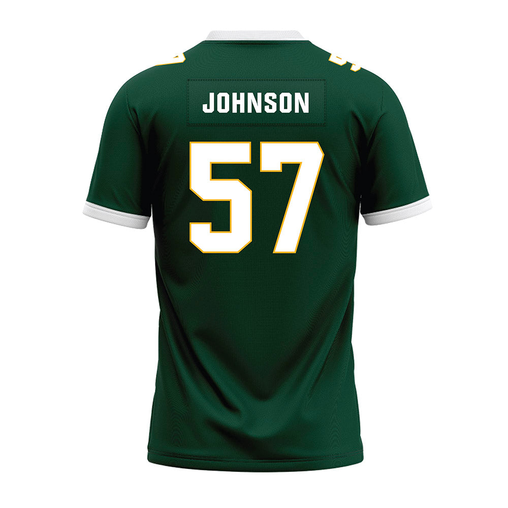 Baylor - NCAA Football : Christopher Johnson - Green Premium Football Jersey-1