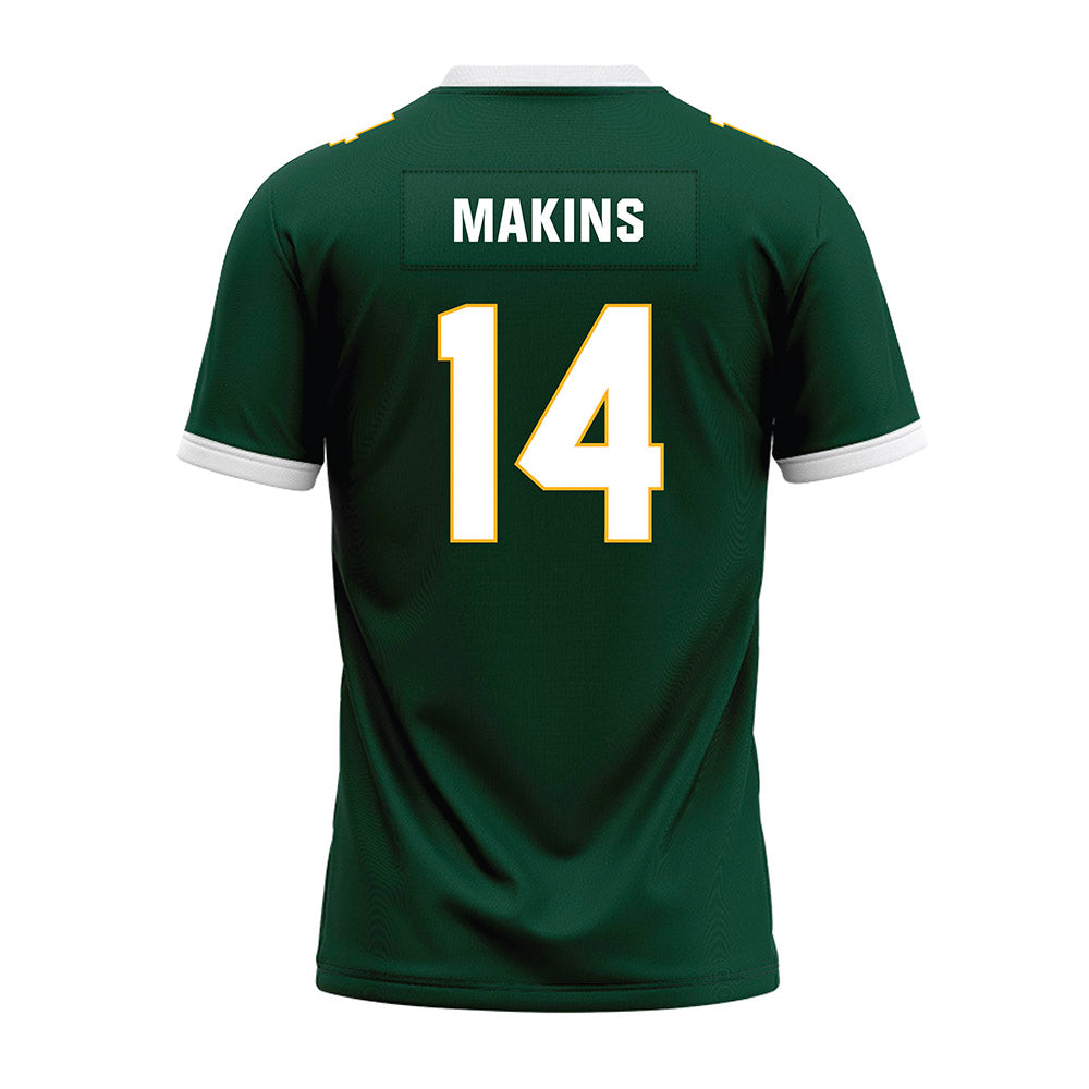 Baylor - NCAA Football : Kj Makins - Green Premium Football Jersey-1