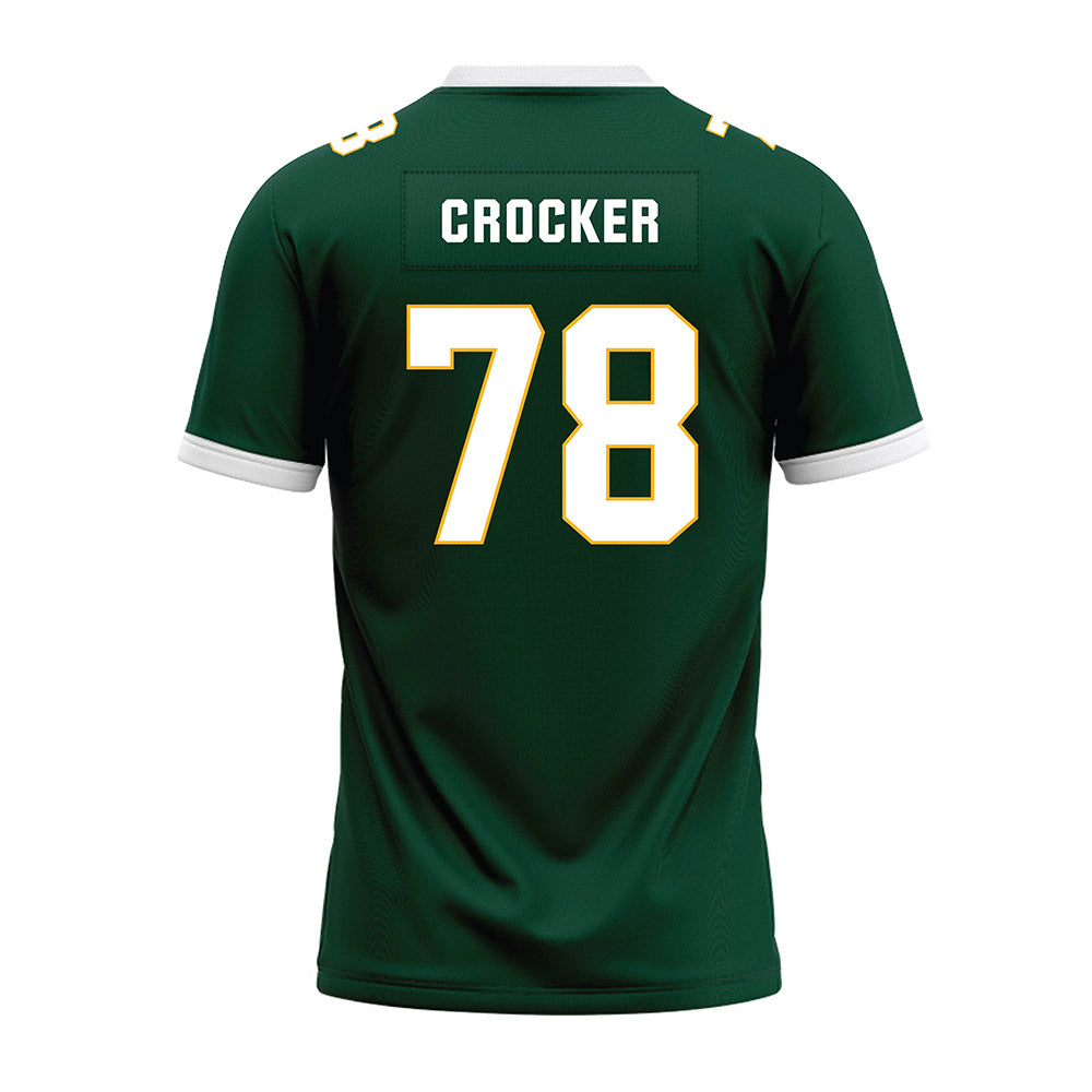 Baylor - NCAA Football : Joseph Crocker - Green Premium Football Jersey-1