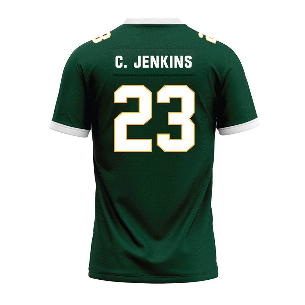 Baylor - NCAA Football : Cameren C. Jenkins - Green Premium Football Jersey