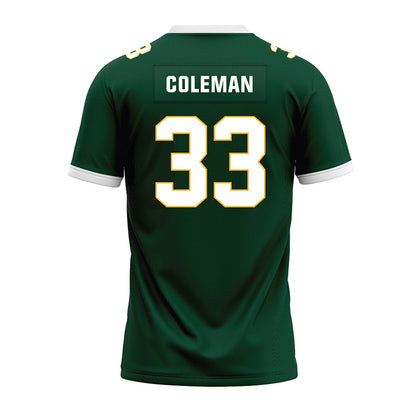 Baylor - NCAA Football : DJ Coleman - Green Premium Football Jersey