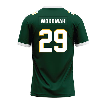 Baylor - NCAA Football : Kris Wokomah - Green Premium Football Jersey