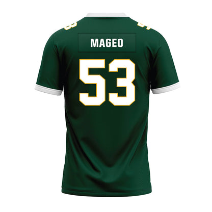 Baylor - NCAA Football : Ronnie Mageo - Green Premium Football Jersey