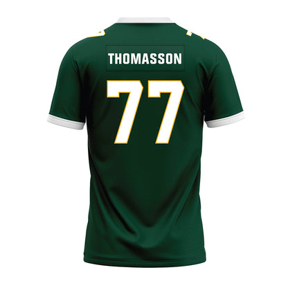 Baylor - NCAA Football : Colton Thomasson - Green Premium Football Jersey-1