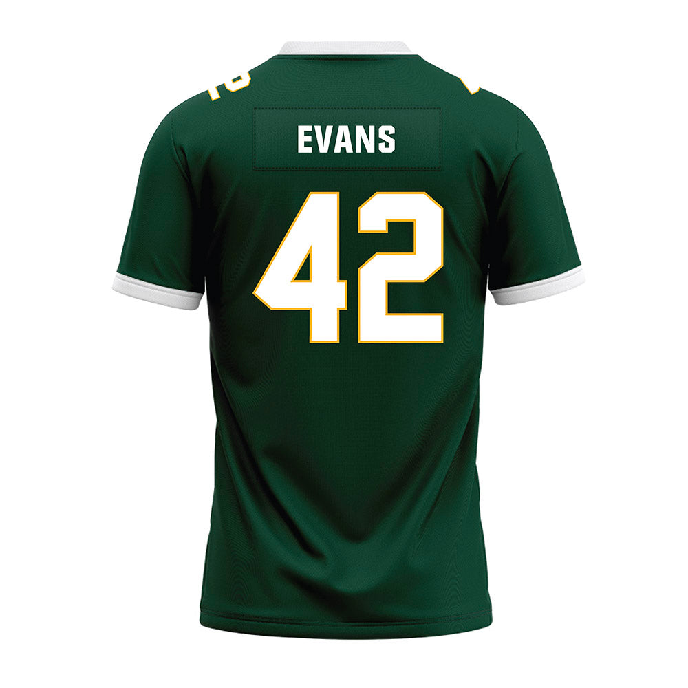 Baylor - NCAA Football : Jeremy Evans - Green Premium Football Jersey