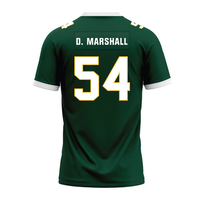 Baylor - NCAA Football : David D. Marshall - Green Premium Football Jersey