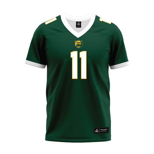 Baylor - NCAA Football : Keaton K. Thomas - Green Premium Football Jersey