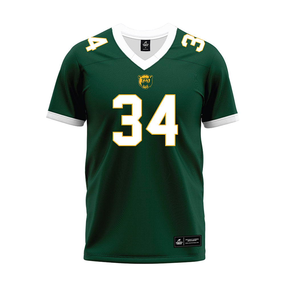 Baylor - NCAA Football : MJ Artmore - Green Premium Football Jersey