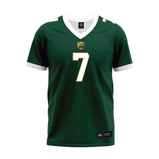 Baylor - NCAA Football : Bryson Washington - Green Premium Football Jersey-0