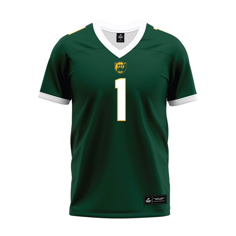 Baylor - NCAA Football : Michael Trigg - Green Premium Football Jersey