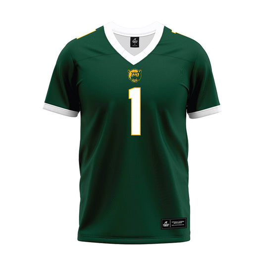Baylor - NCAA Football : Michael Trigg - Green Premium Football Jersey