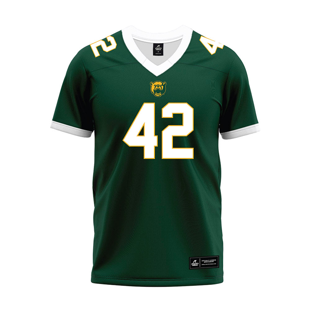 Baylor - NCAA Football : Jeremy Evans - Green Premium Football Jersey