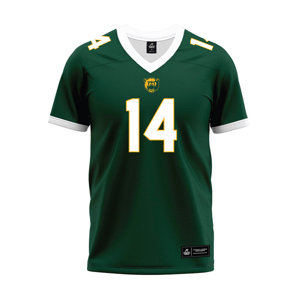 Baylor - NCAA Football : Nate Bennett - Green Premium Football Jersey