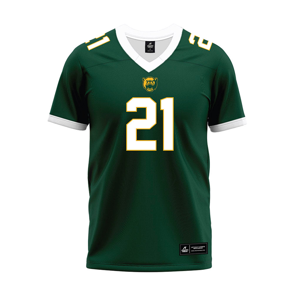 Baylor - NCAA Football : Michael Johnson Jr - Green Premium Football Jersey-0