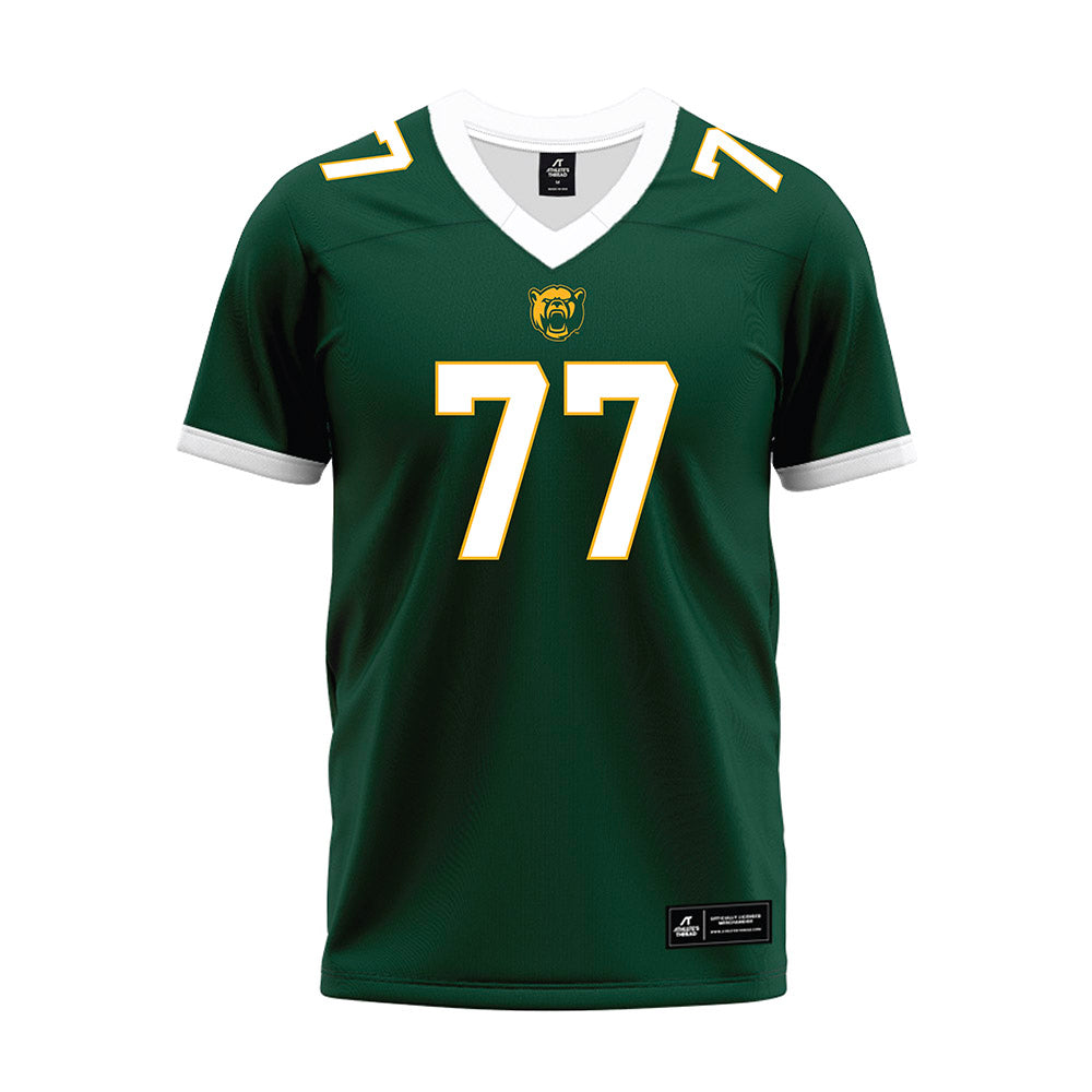Baylor - NCAA Football : William Thomasson - Green Premium Football Jersey