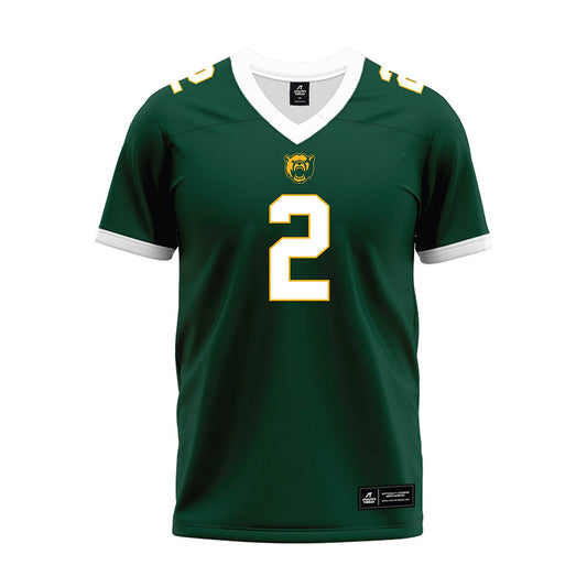 Baylor - NCAA Football : Kole Wilson - Green Premium Football Jersey-0