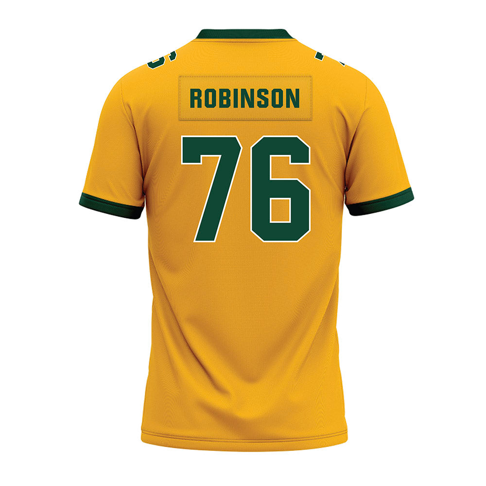 Baylor - NCAA Football : Isaiah Robinson - Gold Premium Football Jersey