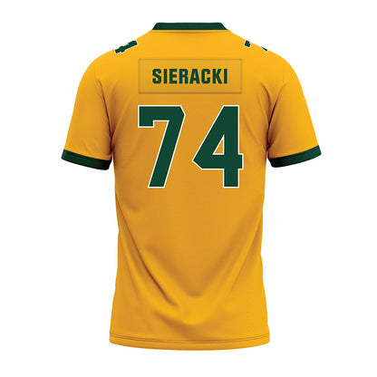Baylor - NCAA Football : kaden sieracki - Gold Premium Football Jersey