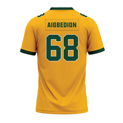 Baylor - NCAA Football : Omarrian Aigbedion - Gold Premium Football Jersey