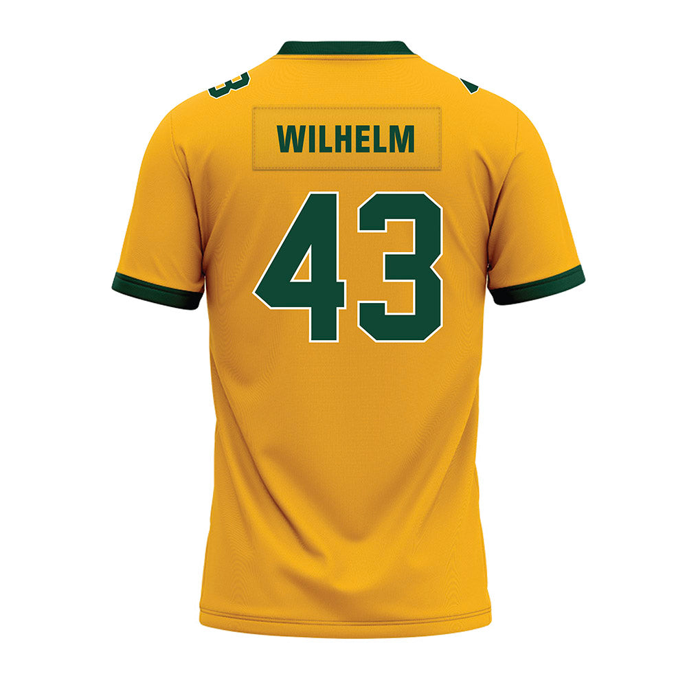 Baylor - NCAA Football : Brody Wilhelm - Gold Premium Football Jersey-1