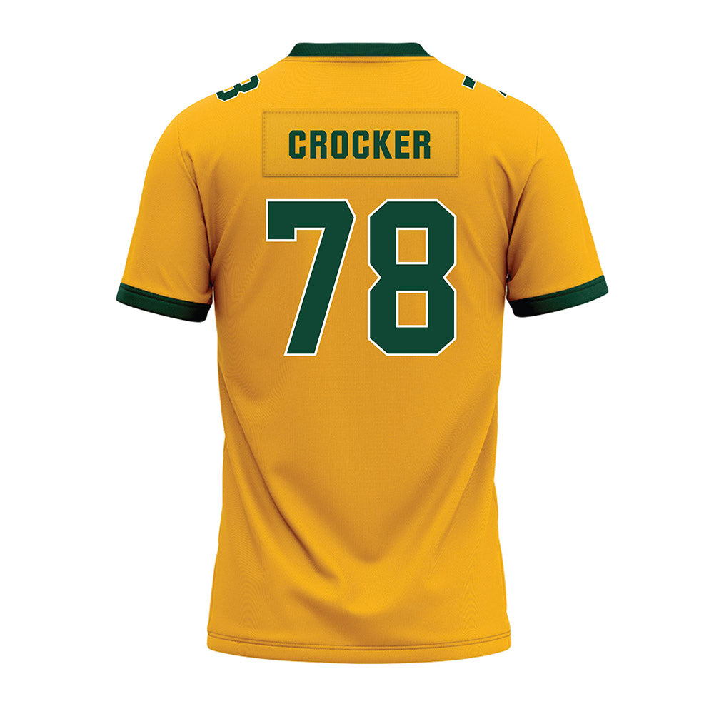 Baylor - NCAA Football : Joseph Crocker - Gold Premium Football Jersey-1