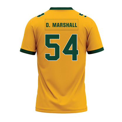 Baylor - NCAA Football : David Marshall - Gold Premium Football Jersey