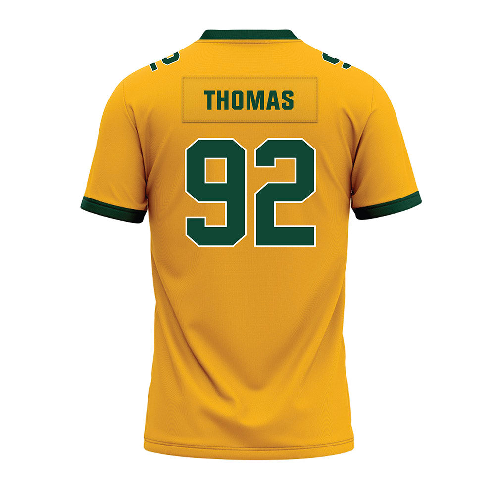 Baylor - NCAA Football : Trent Thomas - Gold Premium Football Jersey
