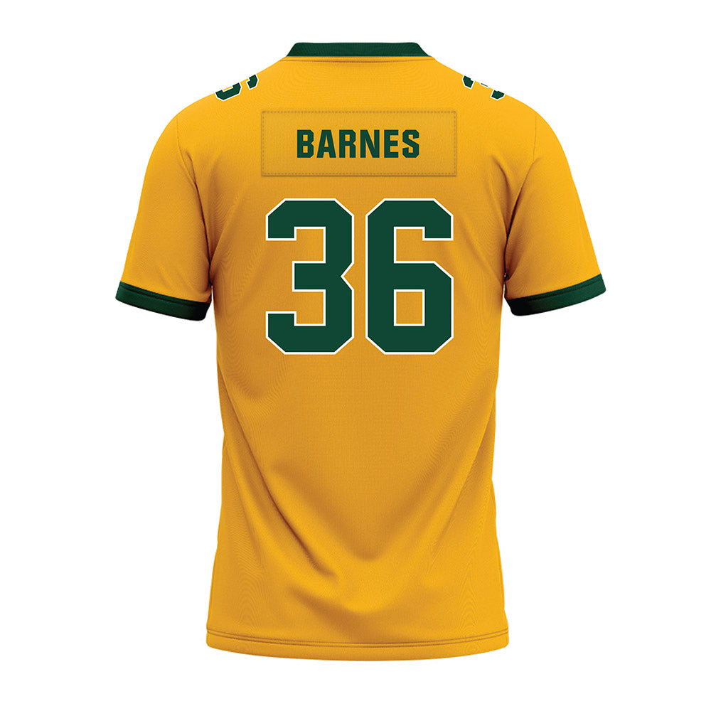 Baylor - NCAA Football : Travion Barnes - Gold Premium Football Jersey-1