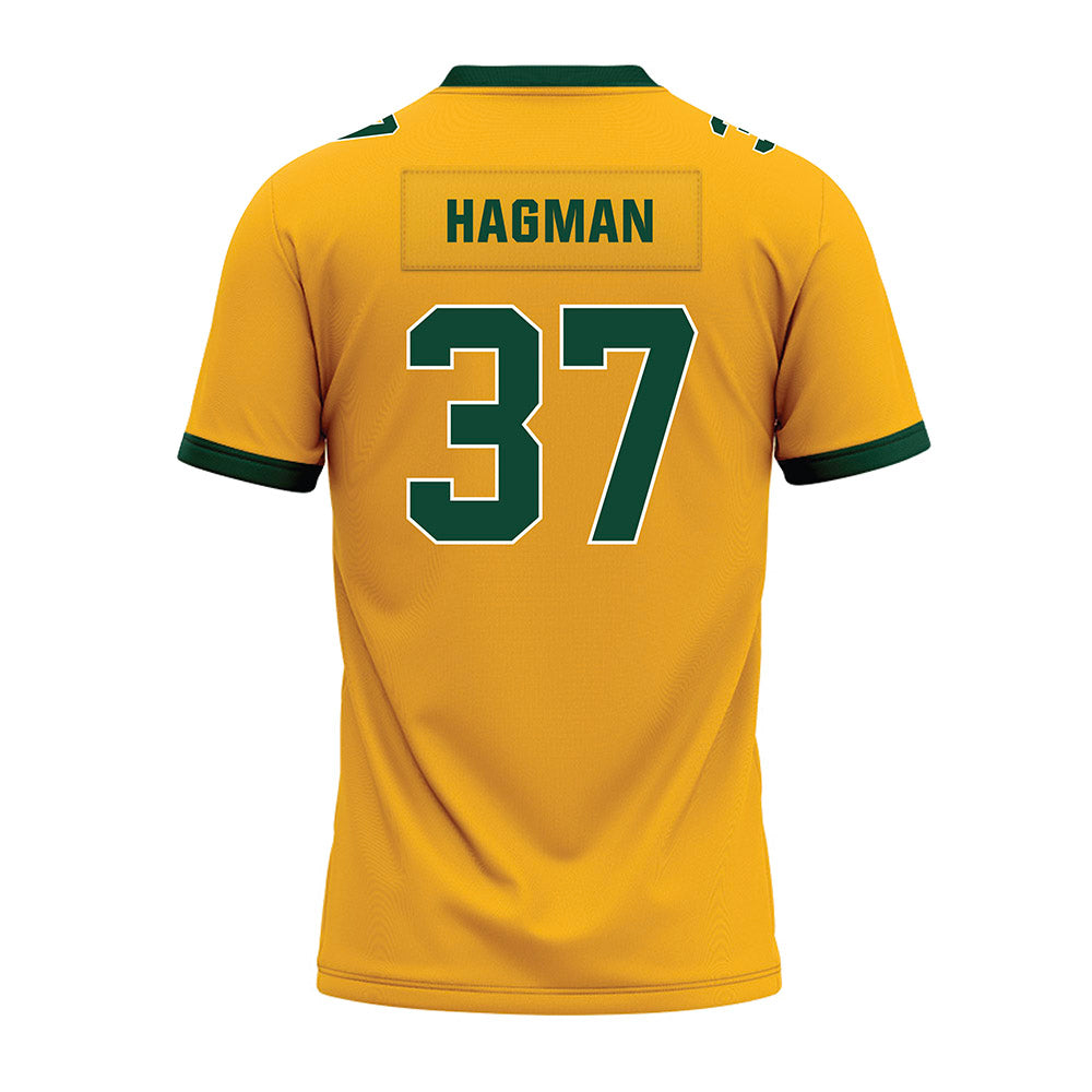 Baylor - NCAA Football : Joseph Hagman - Gold Premium Football Jersey