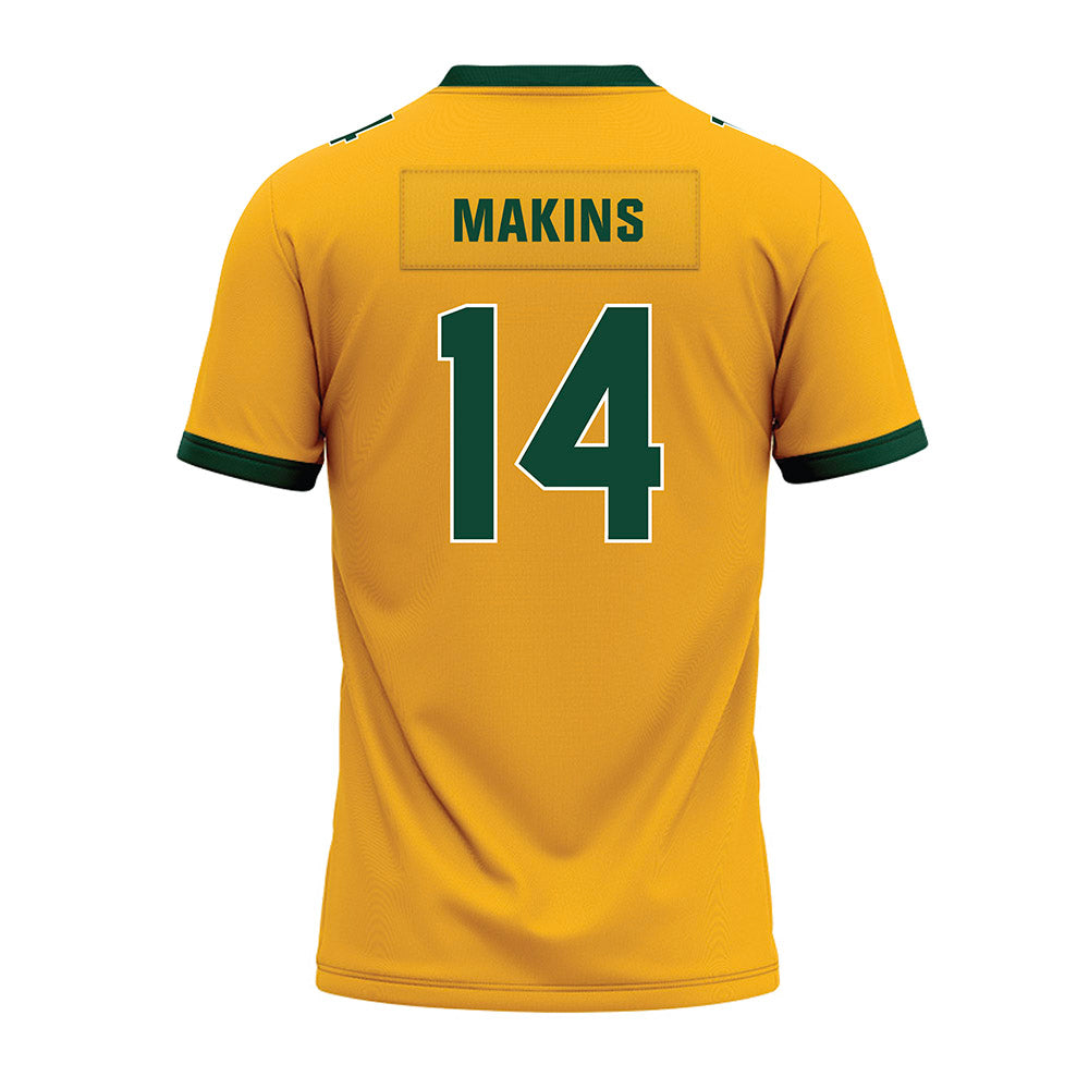 Baylor - NCAA Football : Kj Makins - Gold Premium Football Jersey-1