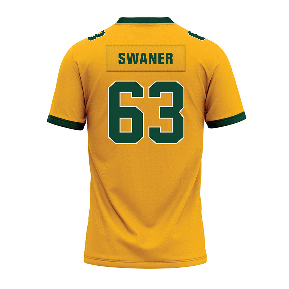 Baylor - NCAA Football : Wyatt Swaner - Gold Premium Football Jersey
