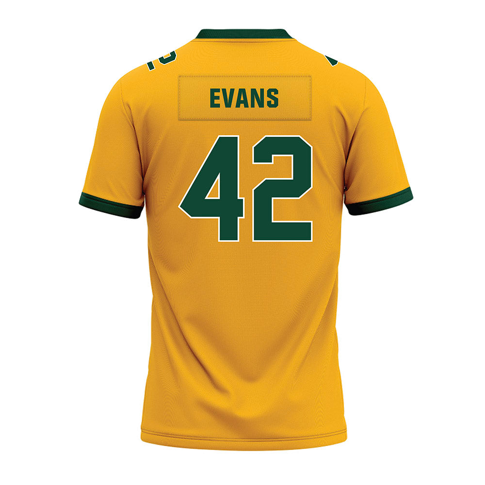 Baylor - NCAA Football : Jeremy Evans - Gold Premium Football Jersey