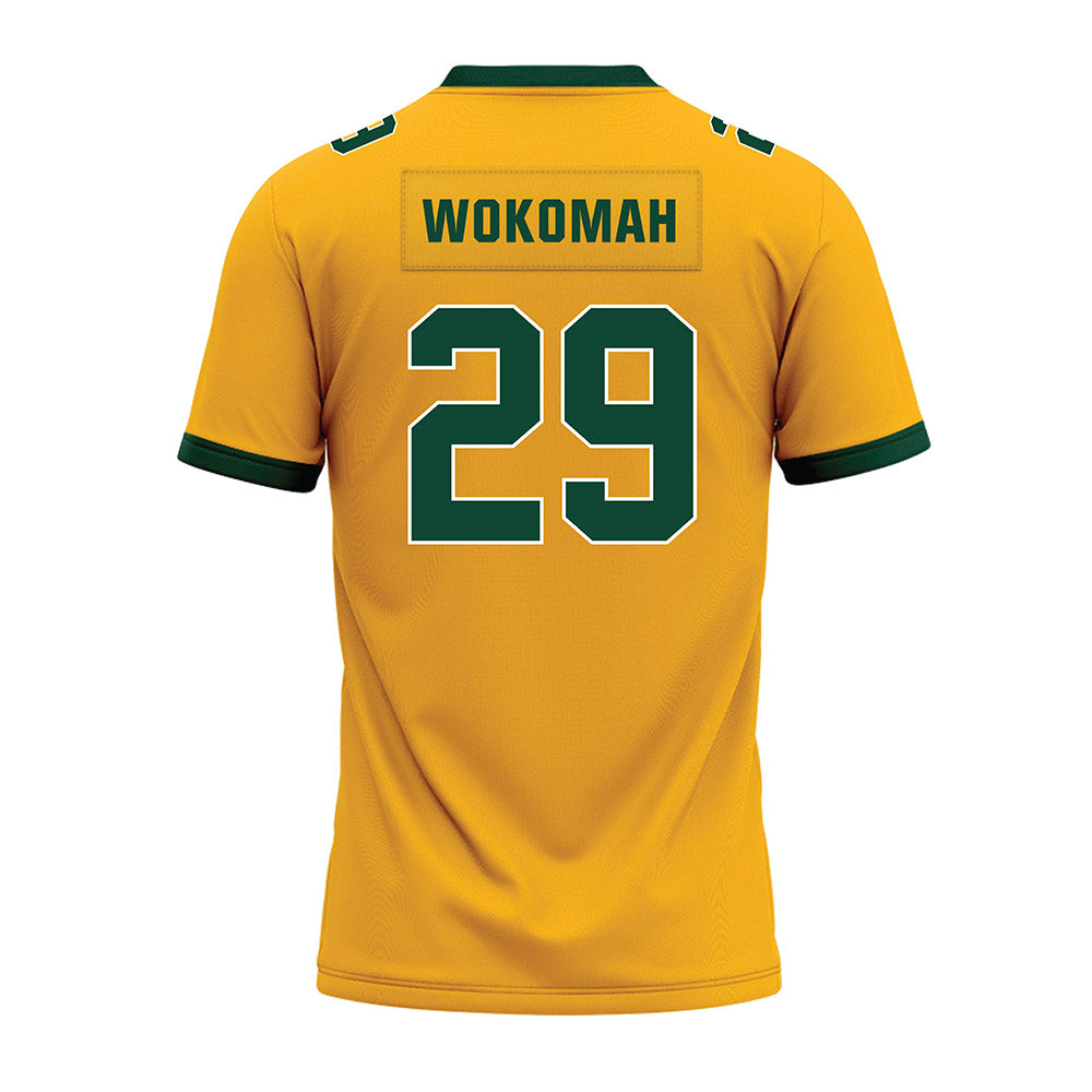 Baylor - NCAA Football : Kris Wokomah - Gold Premium Football Jersey